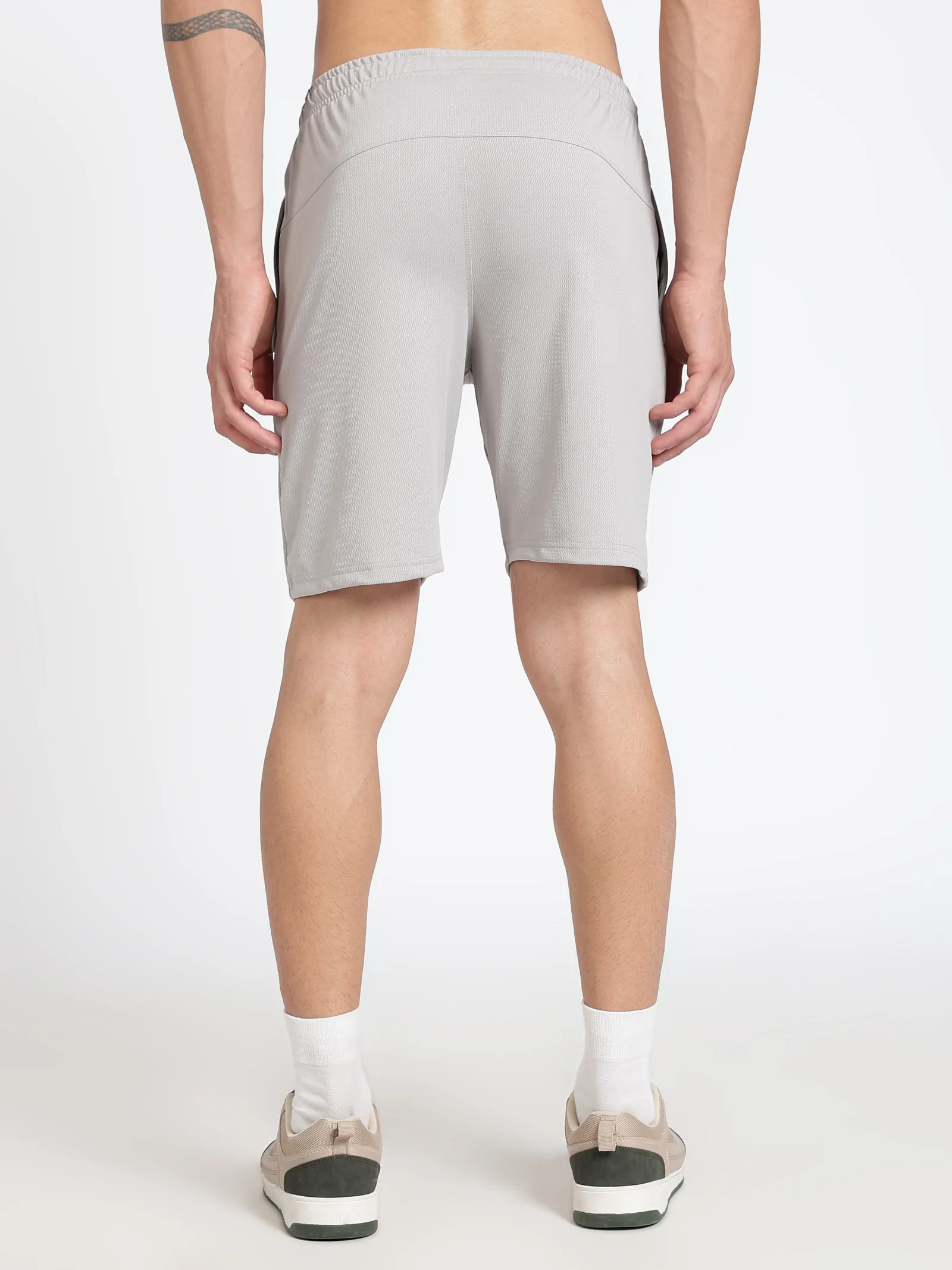 Polyester Shorts(Light Grey)